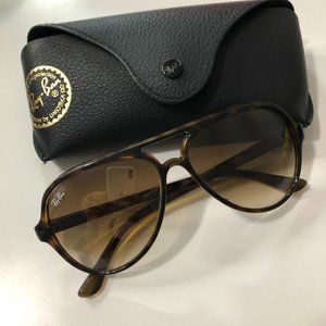 RAY BAN Aviator Tortoise Sunglasses